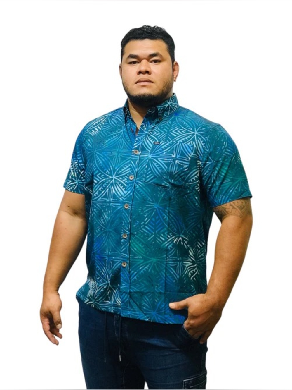 TANOA Tapa 4 way Stretch Shirt
Aloha button down Hawaii Men’s 3X